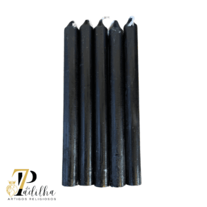 Vela palito - Preta