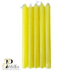 Vela palito - Amarela