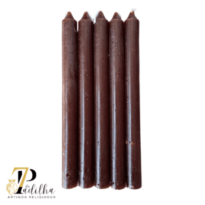 Vela palito - Marrom